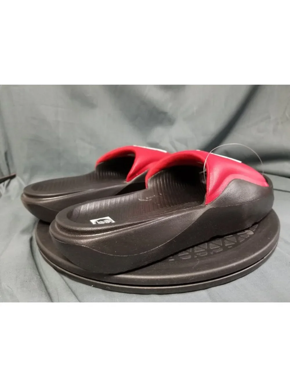 Jordan Franchise Slides Black Red White HF3263 600 Mens Size 11 NEW w/TAGS!